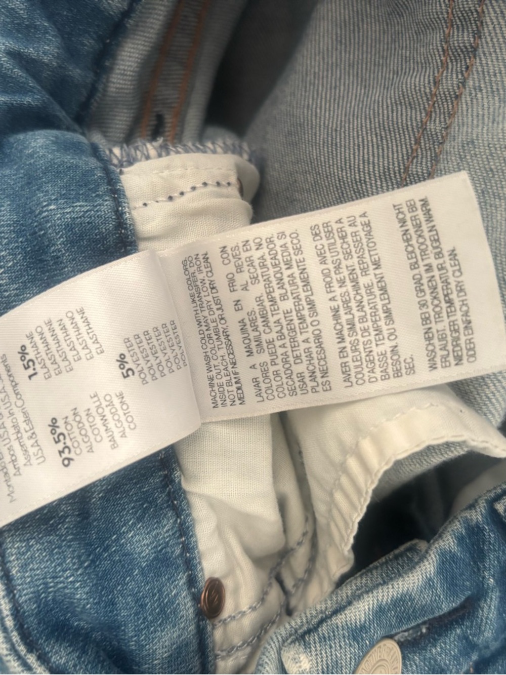 MOTHER Women's Size 25 Blue The Looker Ankle Fray Jeans - Picture 4 of 6